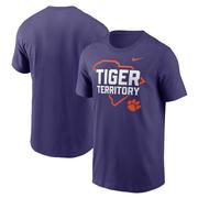 Clemson Nike Primary Wordmark Cotton Tee